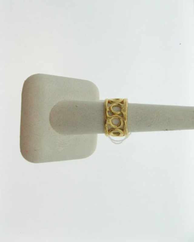 22KYG DENTELLE RING